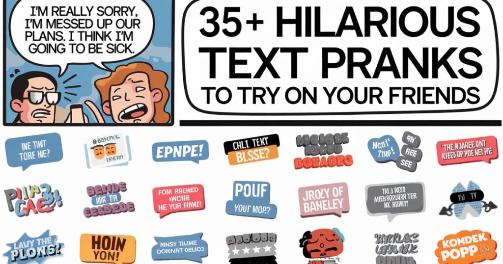 35+ Hilarious Text Pranks to Try on Your Friends