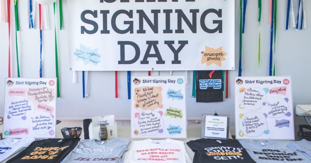 Tips to Write a Standout Message for Shirt Signing Day