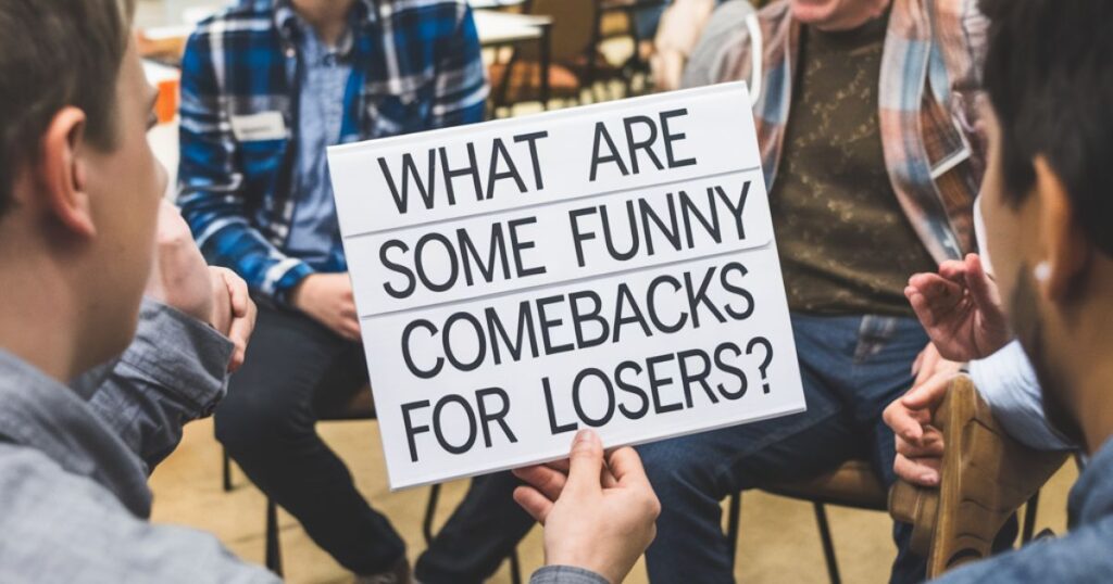 What Are Some Funny Comebacks for Losers?