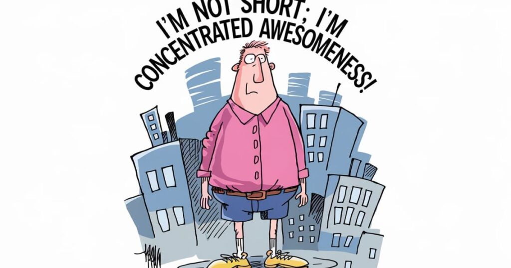 “I’m not short; I’m concentrated awesomeness!”