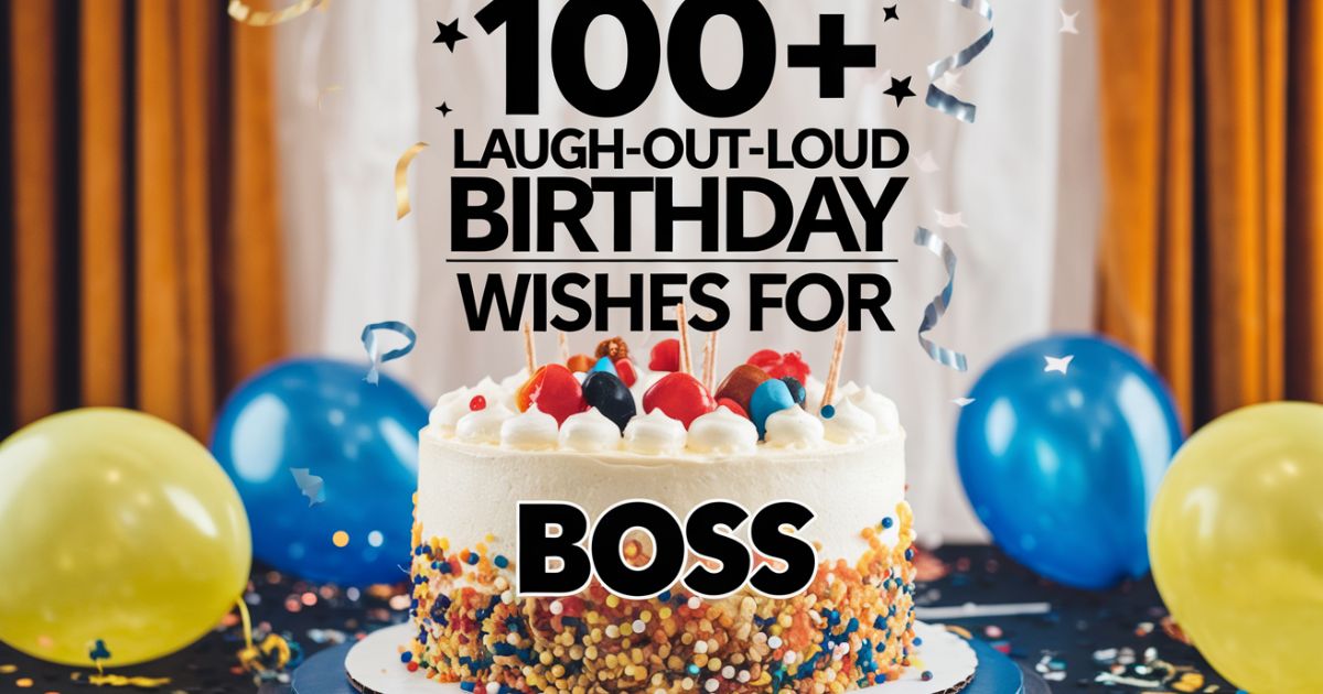 100+ Laugh-Out-Loud Birthday Wishes for Boss