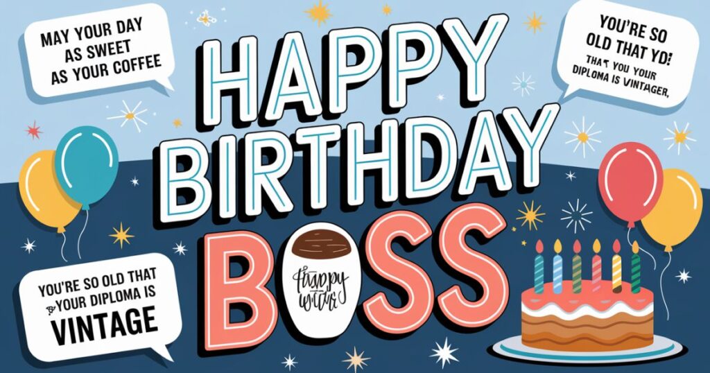 Funny Things to Write in Your Boss Birthday Card