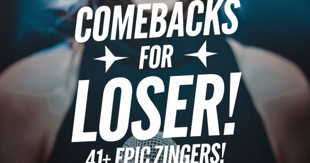 Comebacks For Loser: 41+ Epic Zingers!