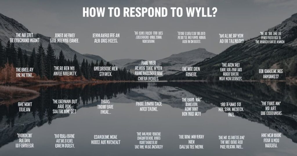 How To Respond To WYLL? 21+ Genius Replies