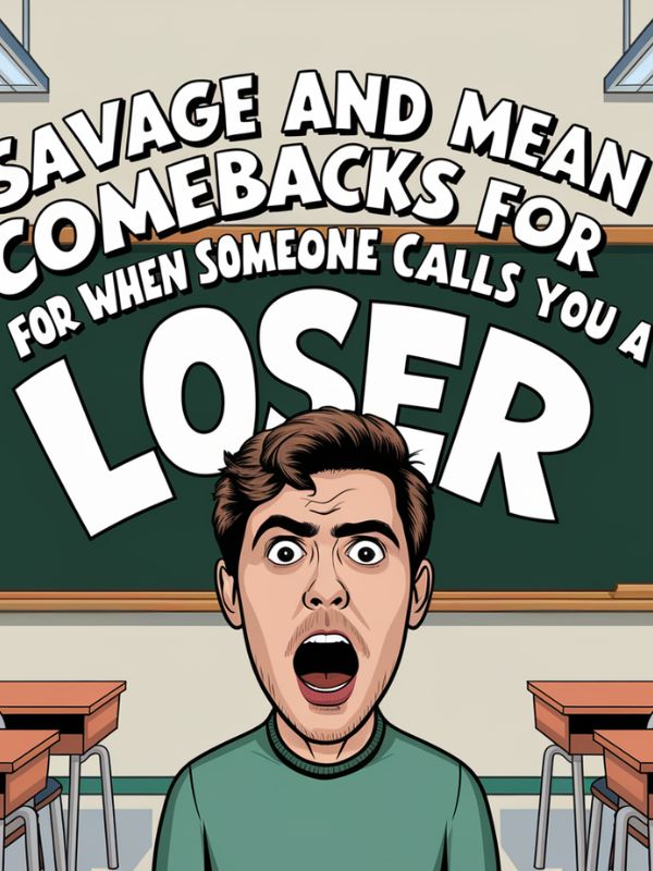 Savage and Mean Comebacks for When Someone Calls You a Loser