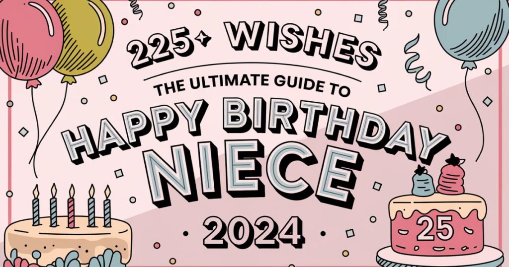 225+ Wishes: The Ultimate Guide to Happy Birthday Niece 2024