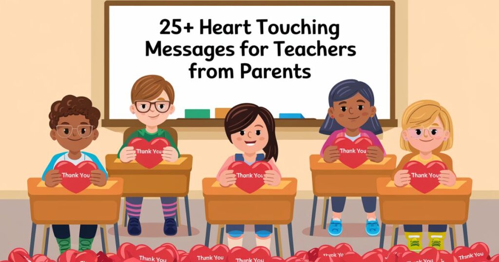 25+ Heart Touching Messages for Teachers From Parents