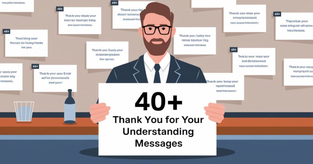 40+ Thank You For Your Understanding Messages