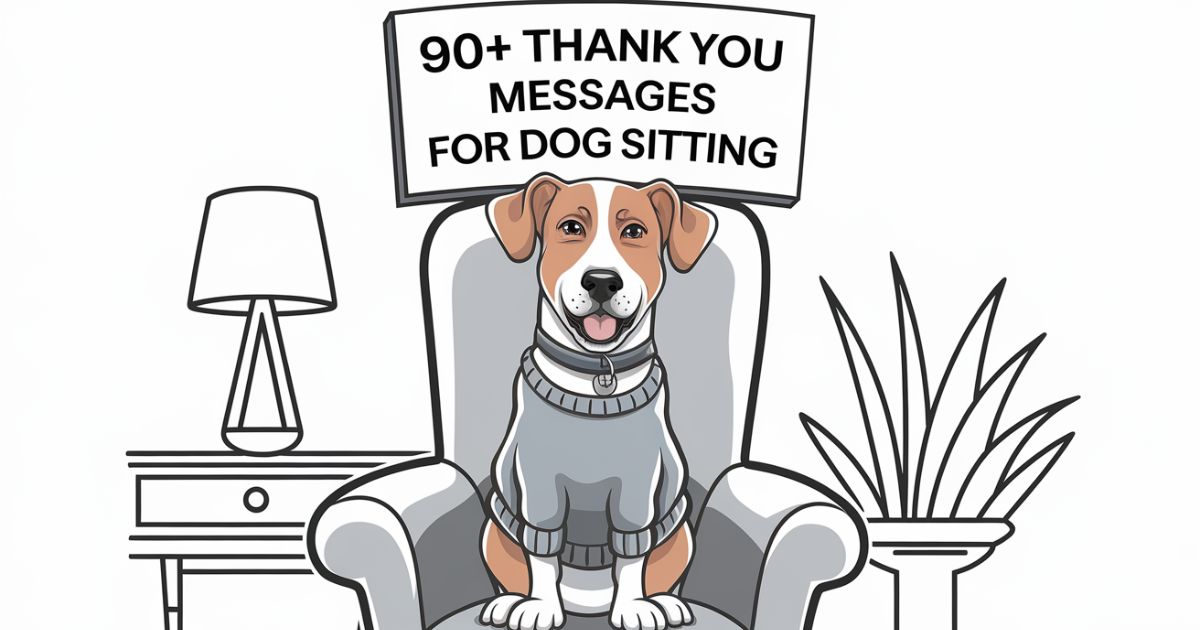 90+ Thank You Messages For Dog Sitting