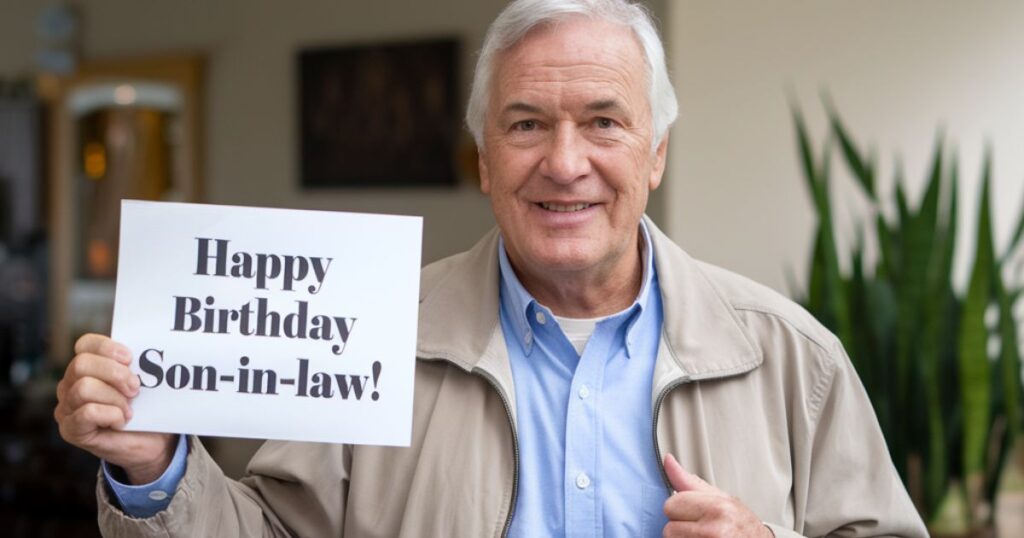 Birthday Wishes for Son-in-law from Father-in-law