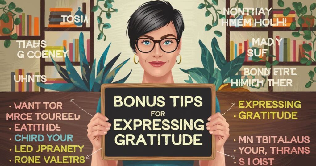 Bonus Tips For Expressing Gratitude