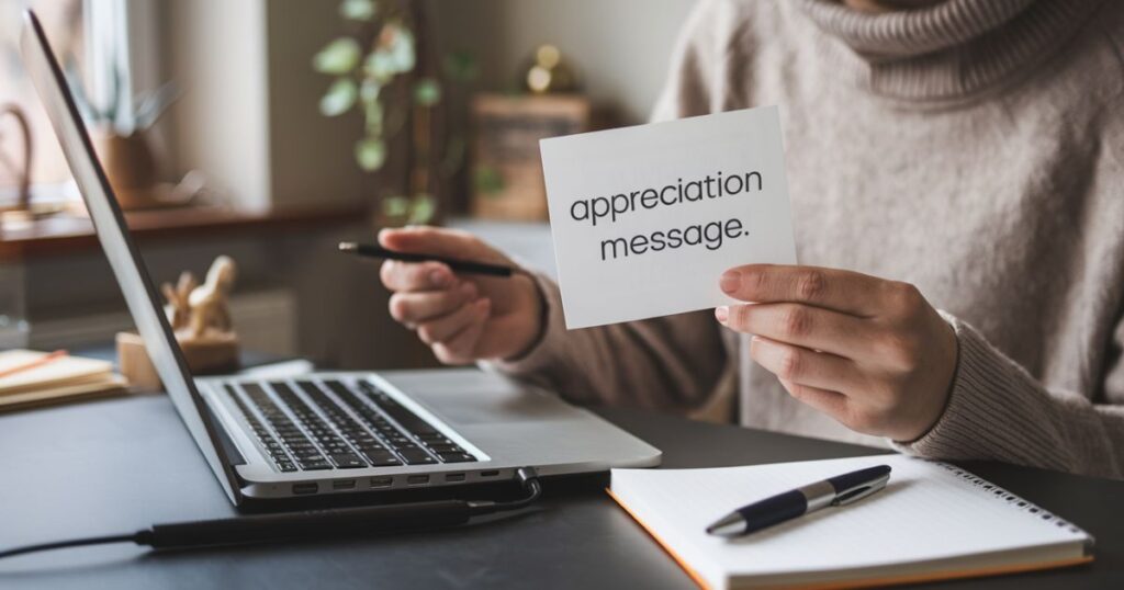 Crafting the Perfect Appreciation Message