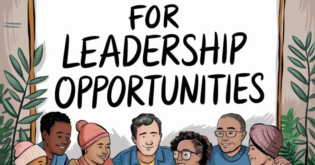 For Leadership Opportunities