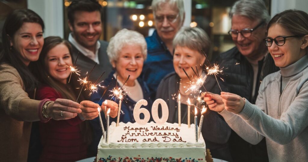 Funny 60th Wedding Anniversary Messages for Parents