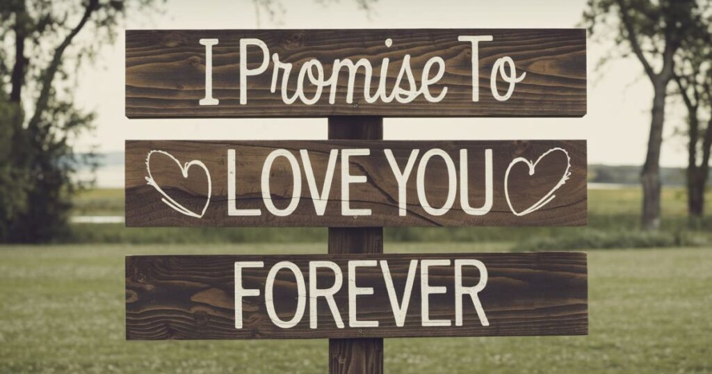 “I Promise to Love You Forever” Quotes for Her