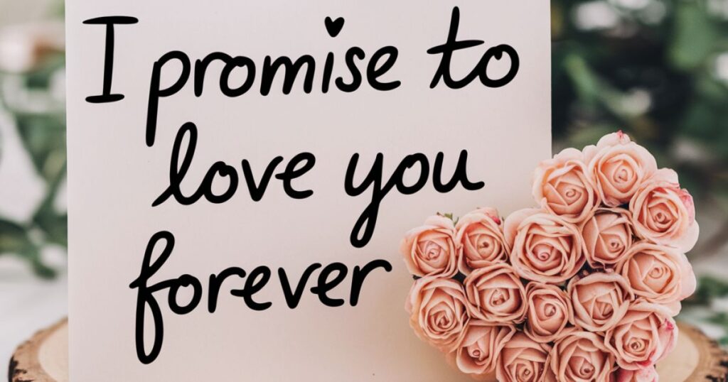 “I Promise to Love You Forever” Quotes for Husband