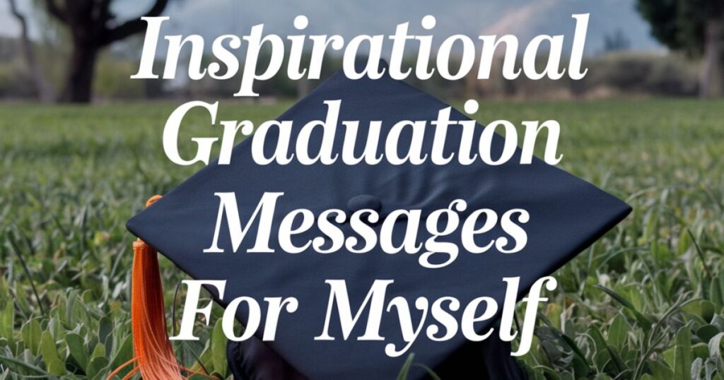 Inspirational Graduation Messages for Myself