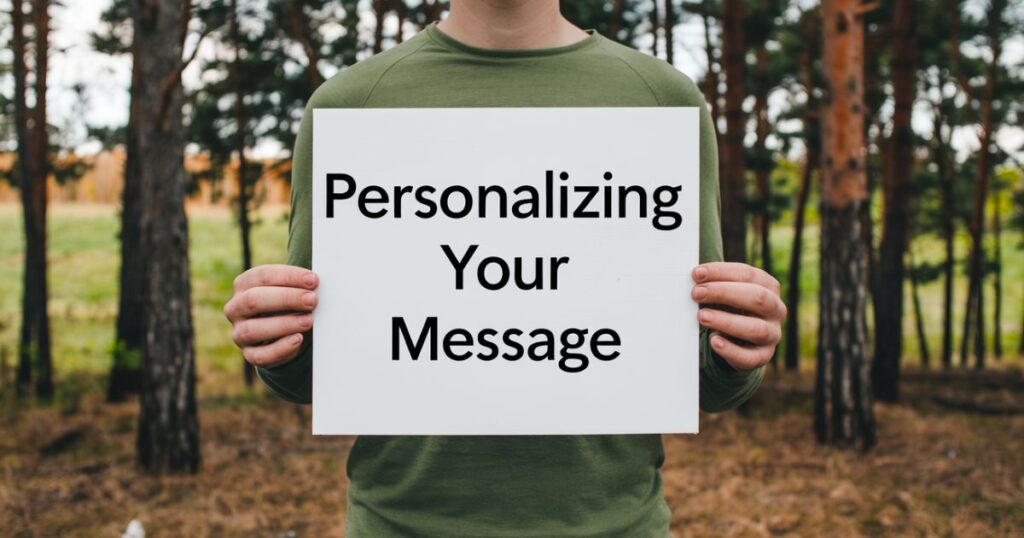 Personalizing Your Message