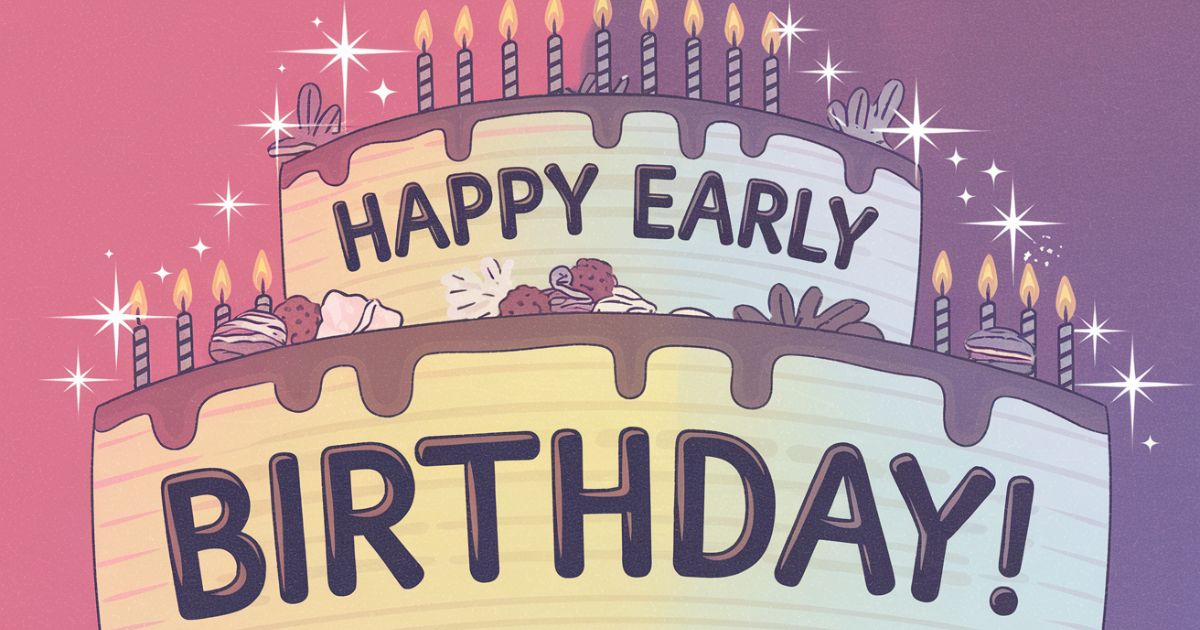 Spread Joy with 80+ Happy Early Birthday Wishes: Crafting Personalized Messages