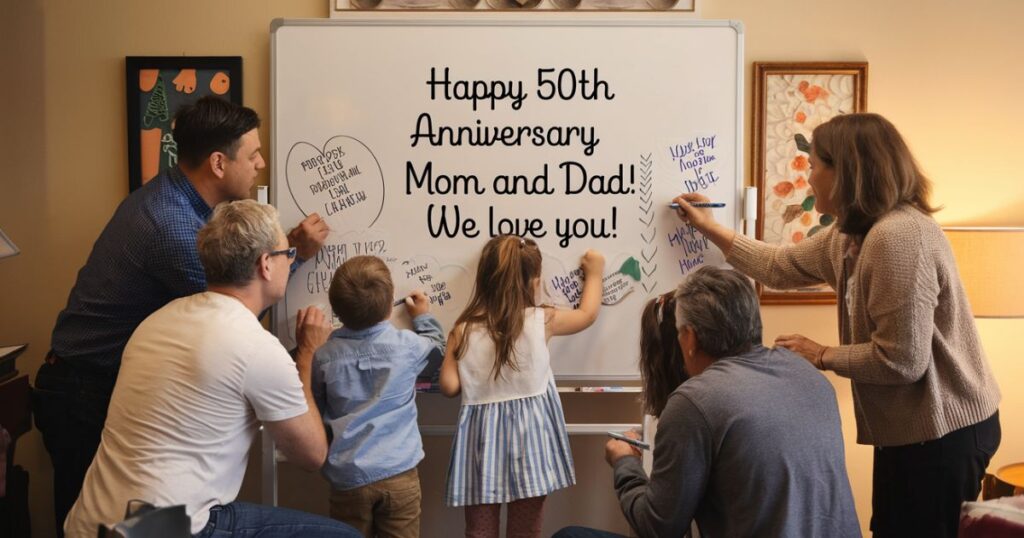 Team Can Personalize a Message for Your Parents’ Anniversary