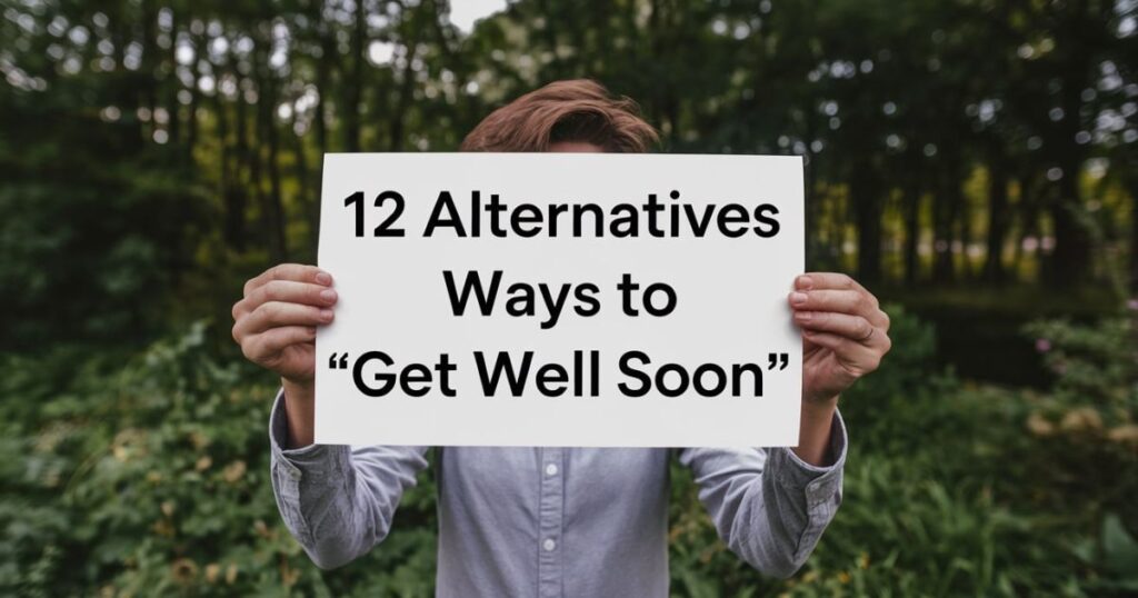 12 Alternatives Ways to “Get Well Soon”