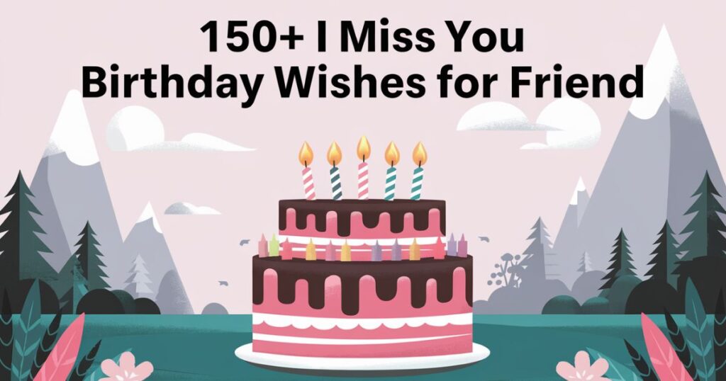 150+ I Miss You Birthday Wishes for Friend