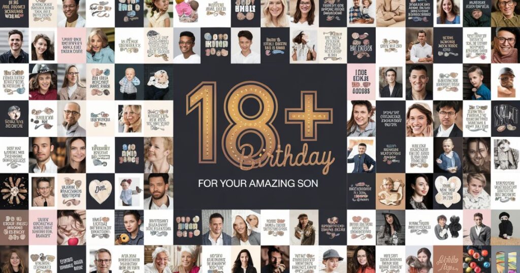 160+ Heartwarming 18th Birthday Wishes for Your Amazing Son