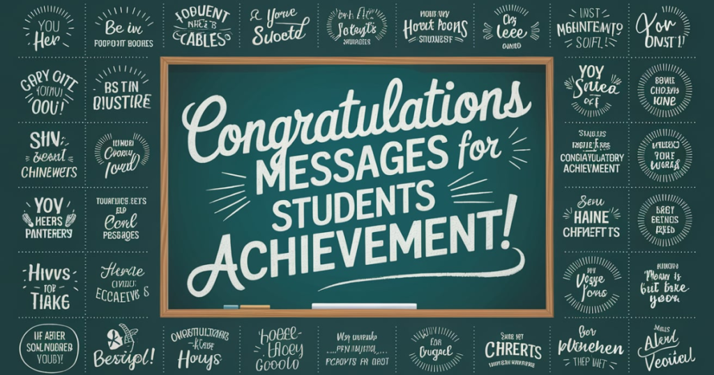 35+ Congratulations Messages for Students Achievement