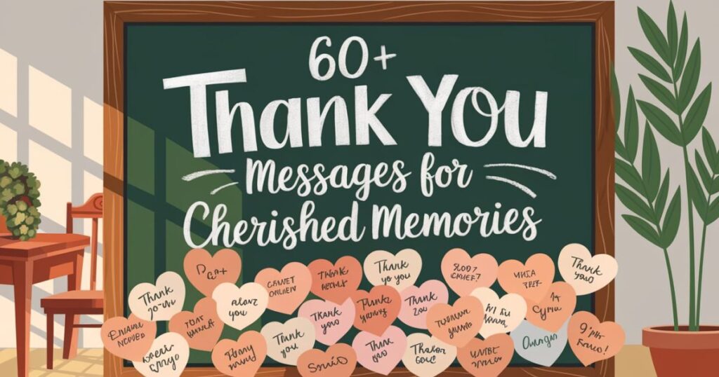 60+ Thank You Messages For Cherished Memories