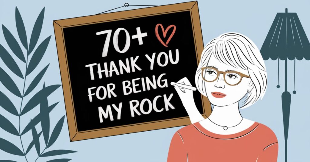 70+ Thank You For Being My Rock