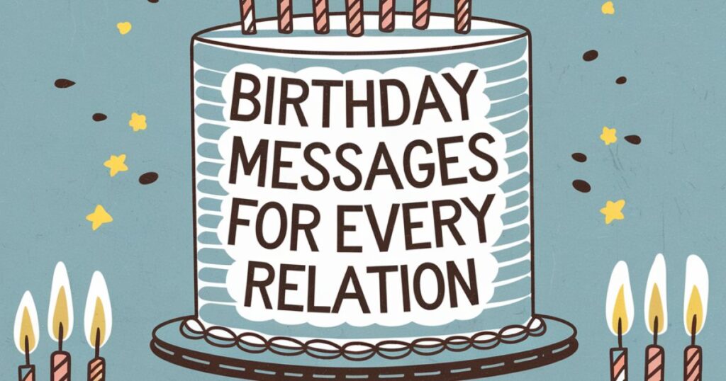 Birthday Messages for Every Relation