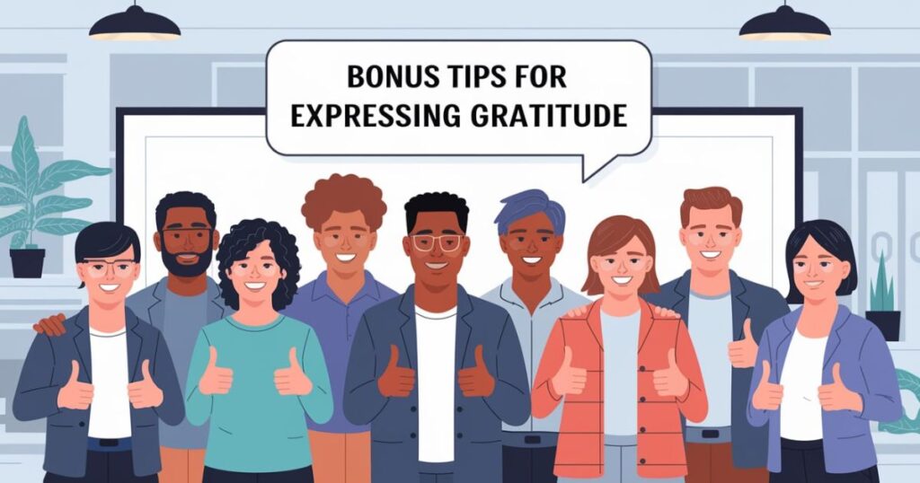 Bonus Tips For Expressing Gratitude After A Training Session