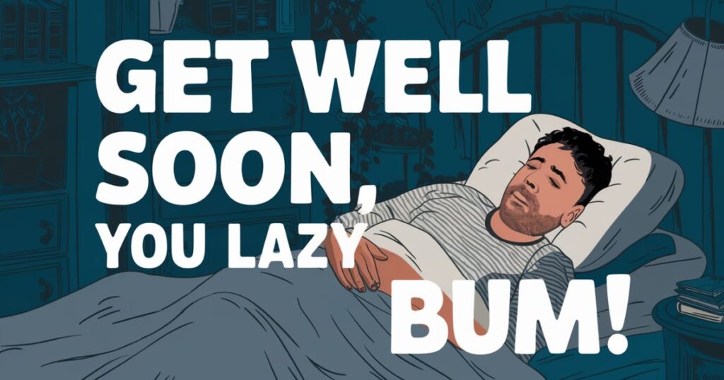 Funny Get Well Soon Messages to Make Them Smile in Bed