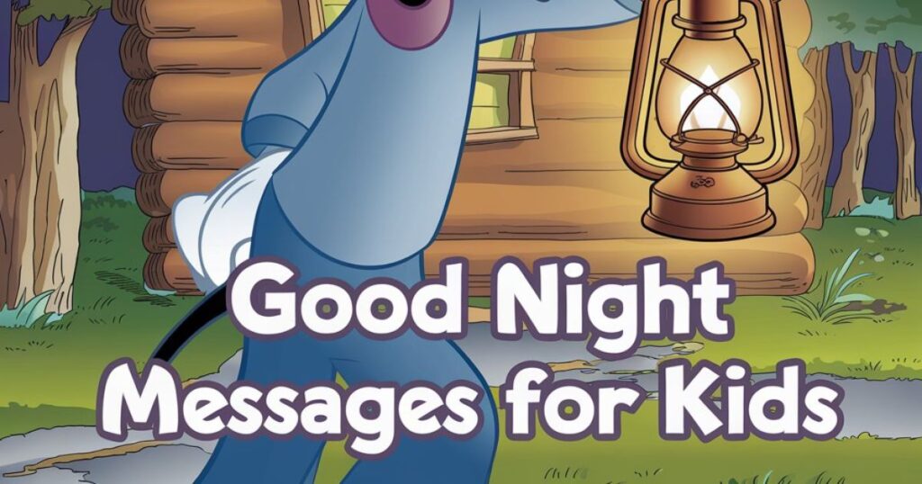 Goofy Good Night Messages for Kids