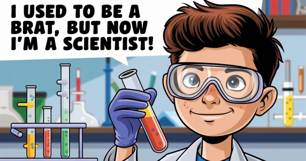 Jokes About Turning from a Brat to a Scientist