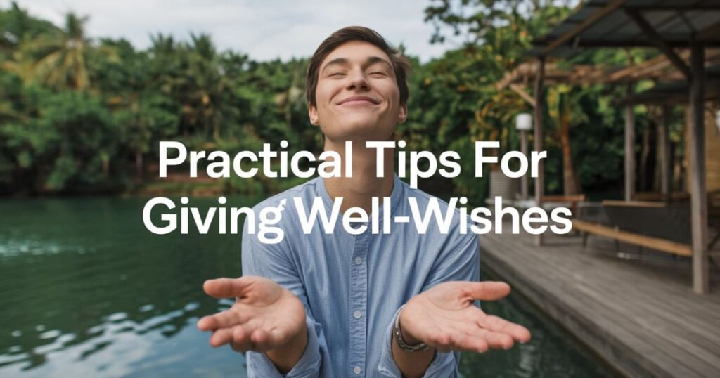 Practical Tips for Giving Well-Wishes