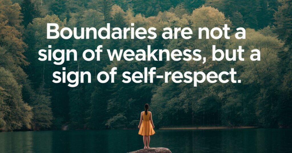 Quotes on Boundaries and Self-Respect