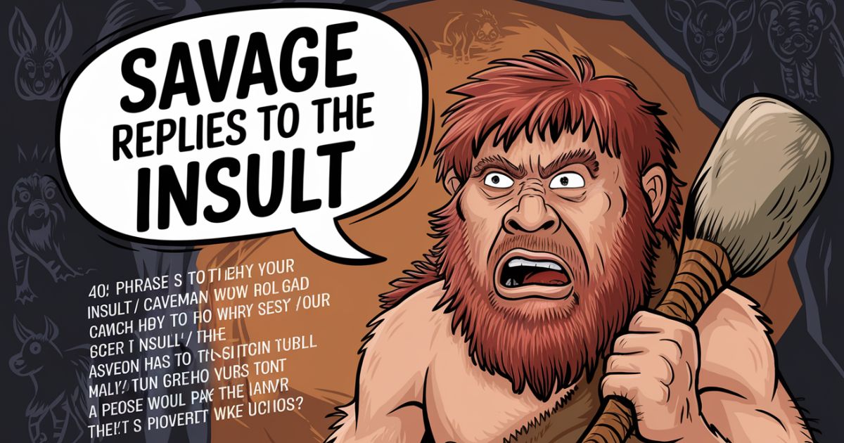 Savage Replies To the Insult (40+ Phrases to use)