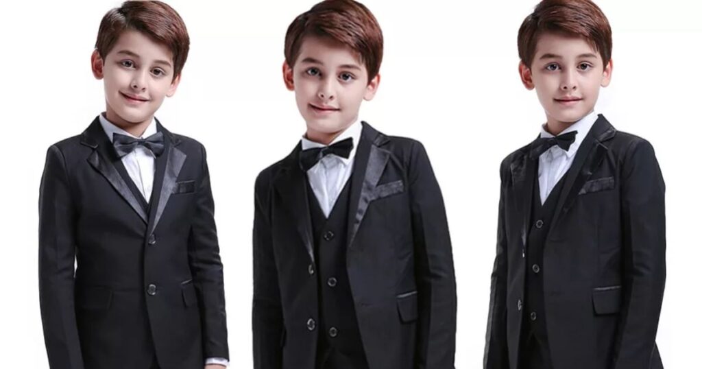 Sharp Suit Captions for Boys