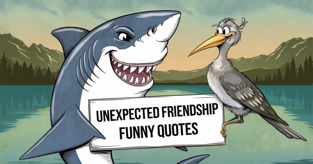 Unexpected Friendship Funny Quotes