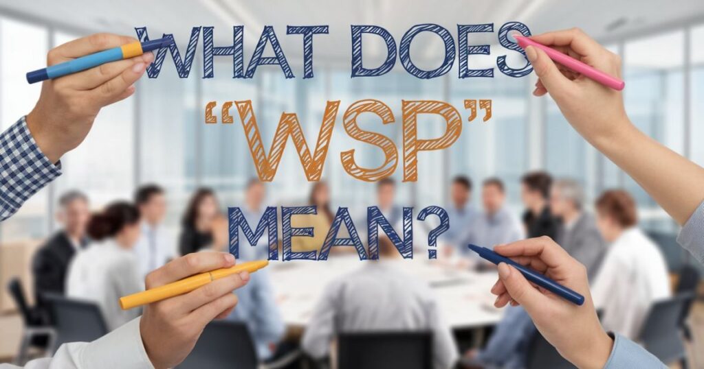 What Does “WSP” Mean?