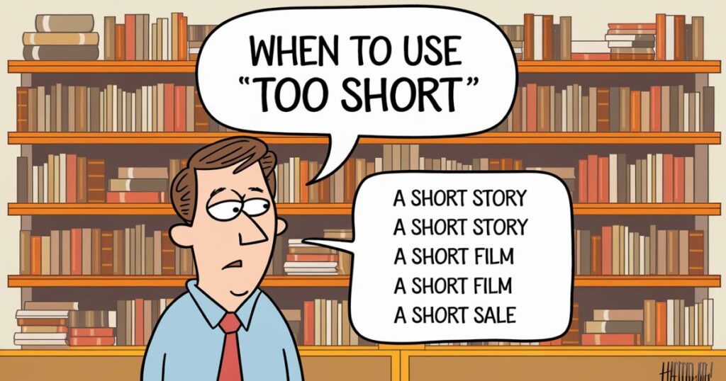 When to Use “Too Short”