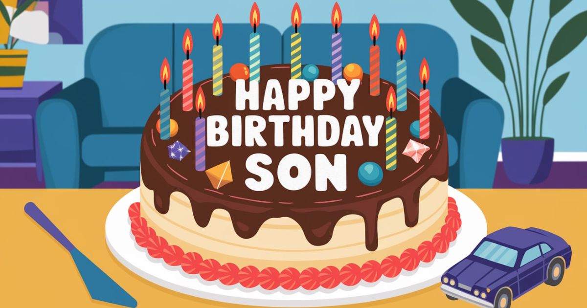 70+ Happy Birthday Wishes for Son. Messages, quotes, images