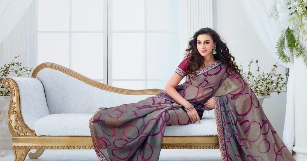 Captions for a Graceful Saree Lookv