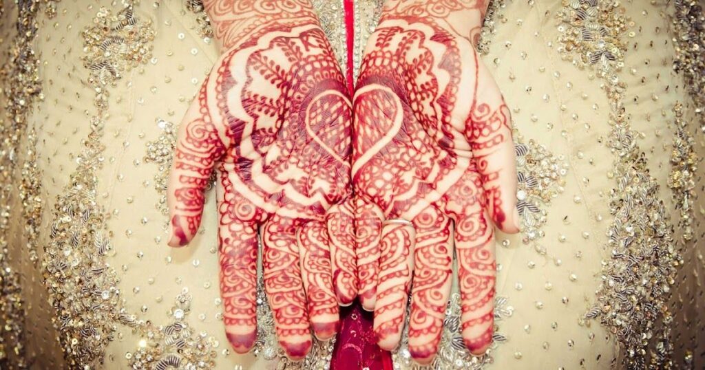 Captions for Mehndi Ceremony and Function