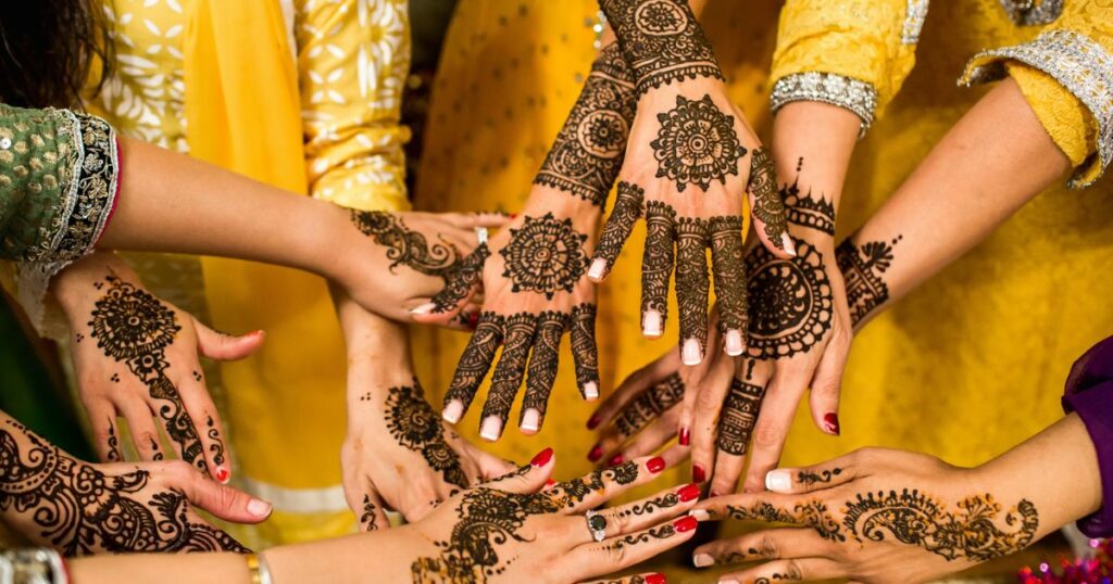 Heartfelt Mehndi Captions for Bride’s Sisters