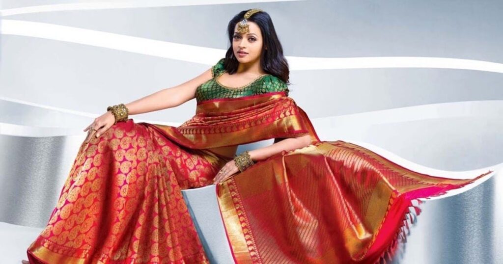 Timeless Traditional Saree Captions