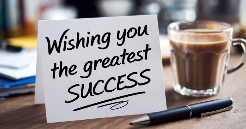 Wishing You the Greatest Success