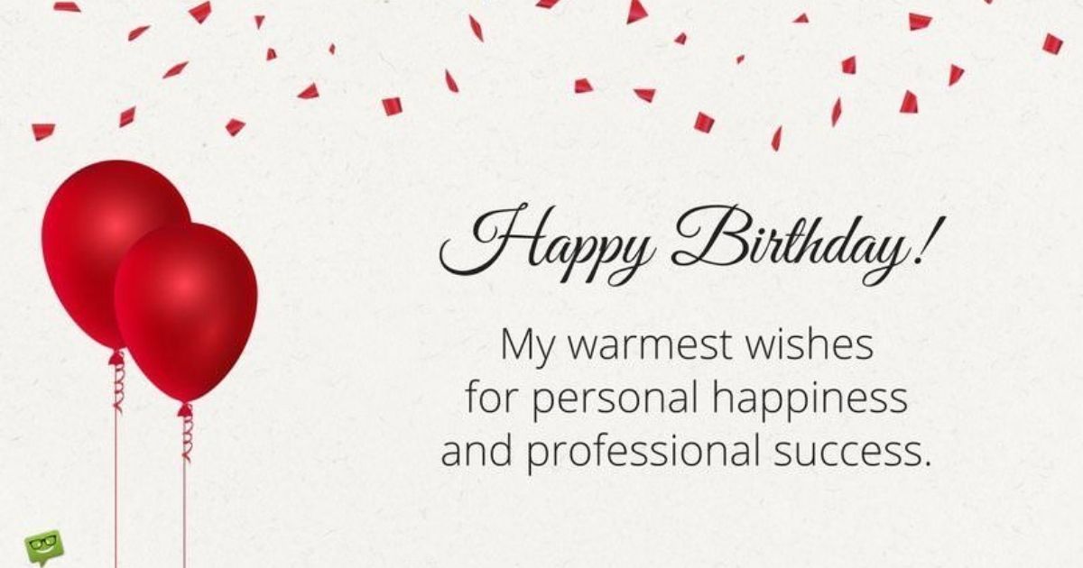 Birthday wishes for professor
