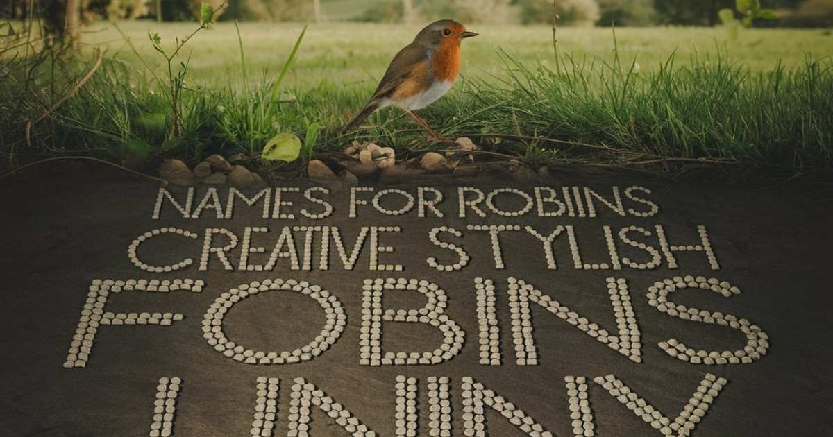 Names For Robins Creative Stylish Unique Funny & Cool